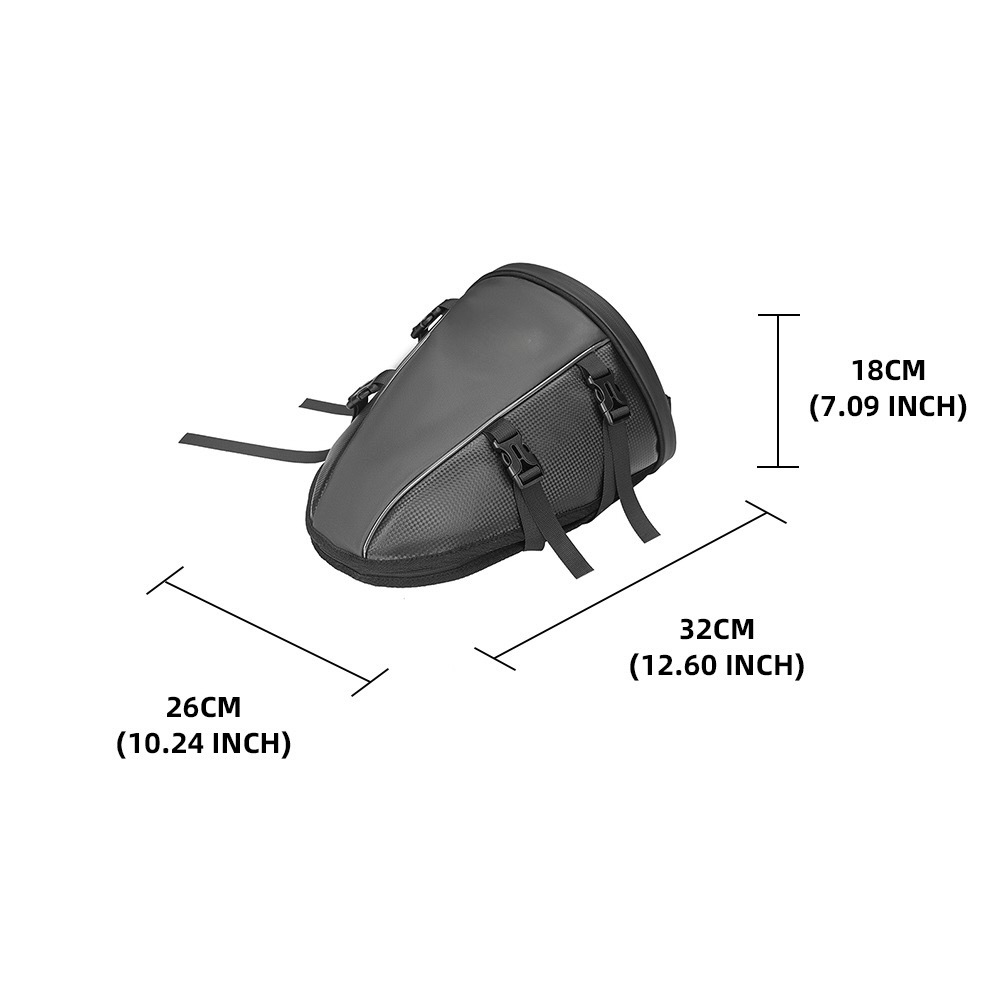 RZAHUAHU Motorcycle Tail Bag 3