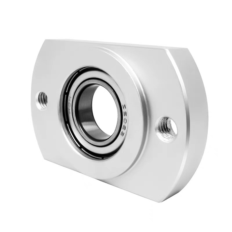 简易单轴承座组件凸台带座轴承支撑座切边法兰固定座 BACR嵌入型