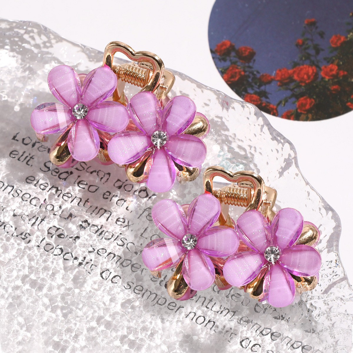 10g Weight Hair Clip, Hair Claws Hair Accessories Type Rhinestones Inlay Material 1 Pair Quantity Holiday, Daily Occasion Alloy Material Mountain, Knot, Butterfly, Bow Knot, Plumeria Pattern All Seasons Season Women's Gender Cute, Sweet Style Cute Sweet Women's Mountain Knot Butterfly Alloy Rhinestones Hair Clip Hair Claws 14