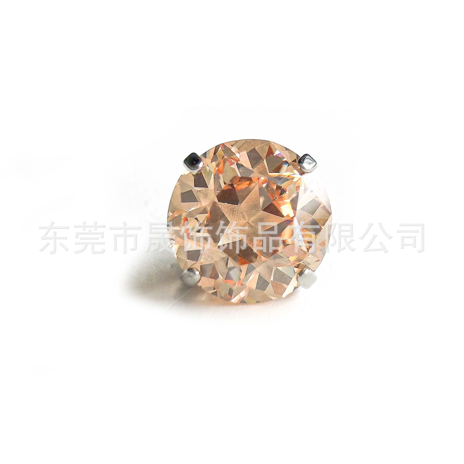 F136钛星星切锆石耳钉耳蜗钉G23钛合金内螺纹唇钉穿刺饰品耳骨钉