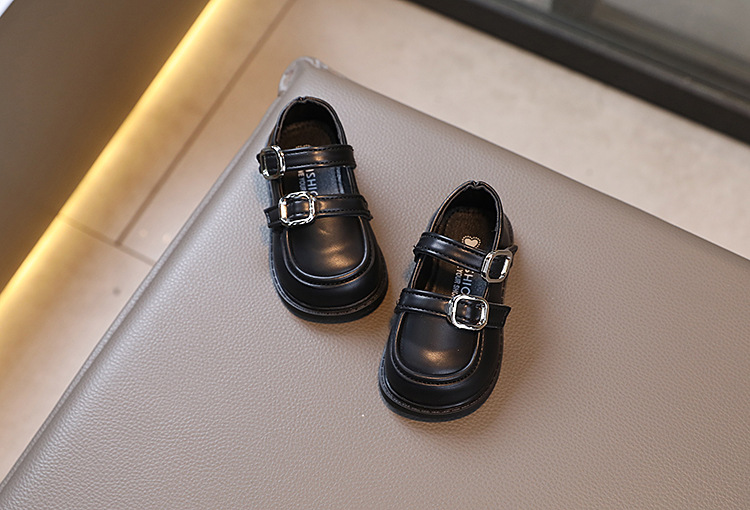 2024 Spring New Girl's Single Korean Edition Fashion Versatile Children's Leather Princess Trendy Casual Shoes_voghion.com