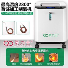 制氧机氧气熔金银铜氧气焊接烧玻璃打金工具氧气机5升10L氧力士