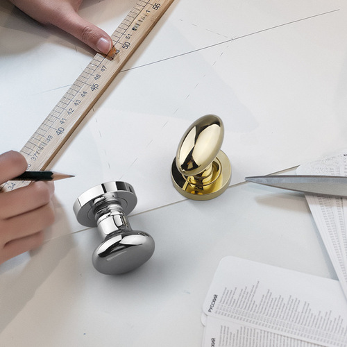 Invisible door lock, single-sided lock, indoor bedroom background wall, modern minimalist, hidden lock, wooden door background wall, spherical shape.