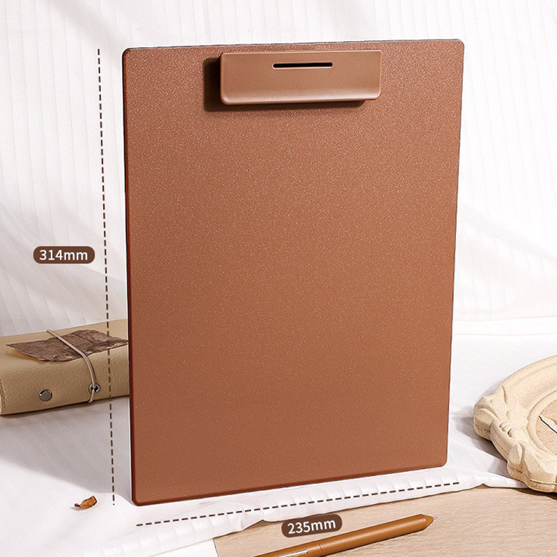 摩卡慕斯板夹A4文件夹高颜值写字板垫板简约多功能办公磨砂厚