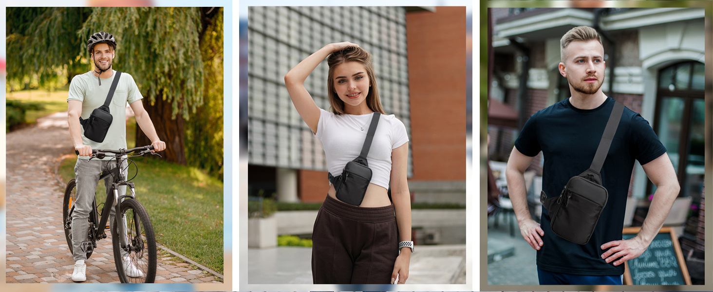 Borsello crossbody uomo donna per running trekking viaggio_voghion.com