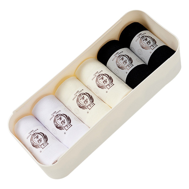 Calcetines desodorantes antibacterianos caja de regalo de mujer color sólido calcetines transparentes de media pantorrilla de mujer de moda fresca calcetines de mujer sexy de primavera y verano