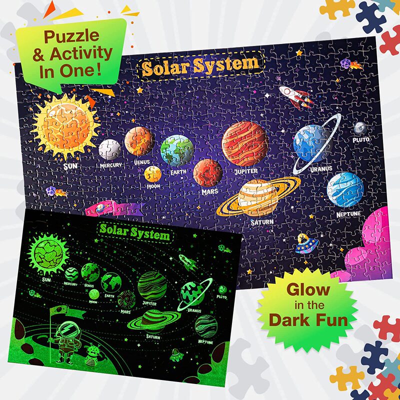 Luminous Puzzle Gift for Children Advanced Educational Early Education Puzzle Decompression Luminous Puzzle Toy Adult Decompression Toy