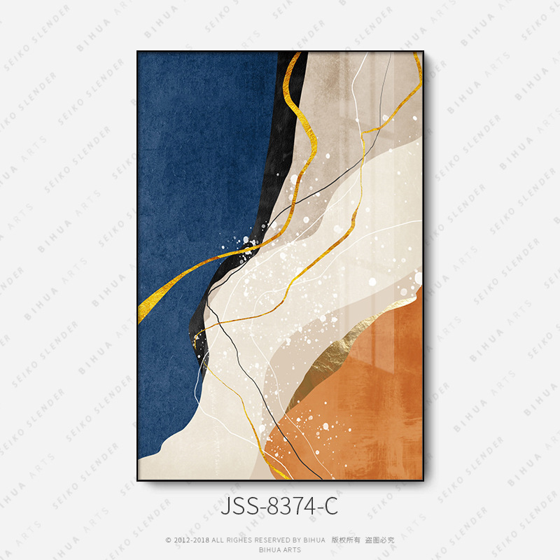 Art abstract painting hotel decoration mural living room decoration painting sofa background wall large floor painting porch hanging painting