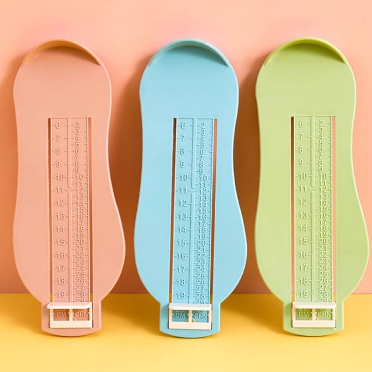 Professional Foot Measurer for Babies, Children, Infants, and Adults, Used to Measure Foot Length and Shoe Size for Children, Suitable for All Seasons