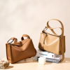 Leather advanced shoulder bag, pillow one shoulder, genuine leather, high-quality style, 2022