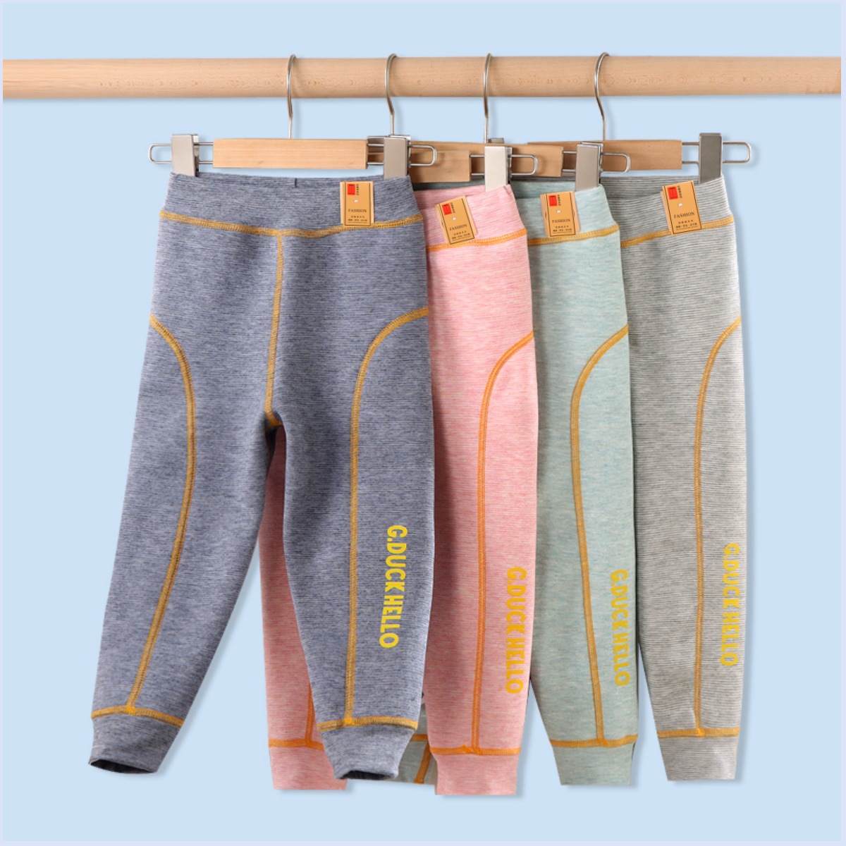 Children's autumn and winter thermal leggings, a must-have for school uniforms, thickened leggings for boys and girls, extra warm.