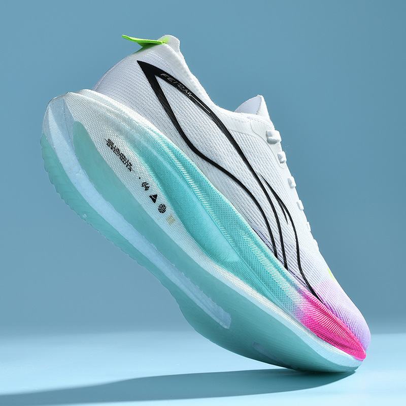 Feidian 5E Running Shoes 2025 Summer New Mesh Breathable Anti-Odor Shock-Absorbing Rebound Youth Running Shoes