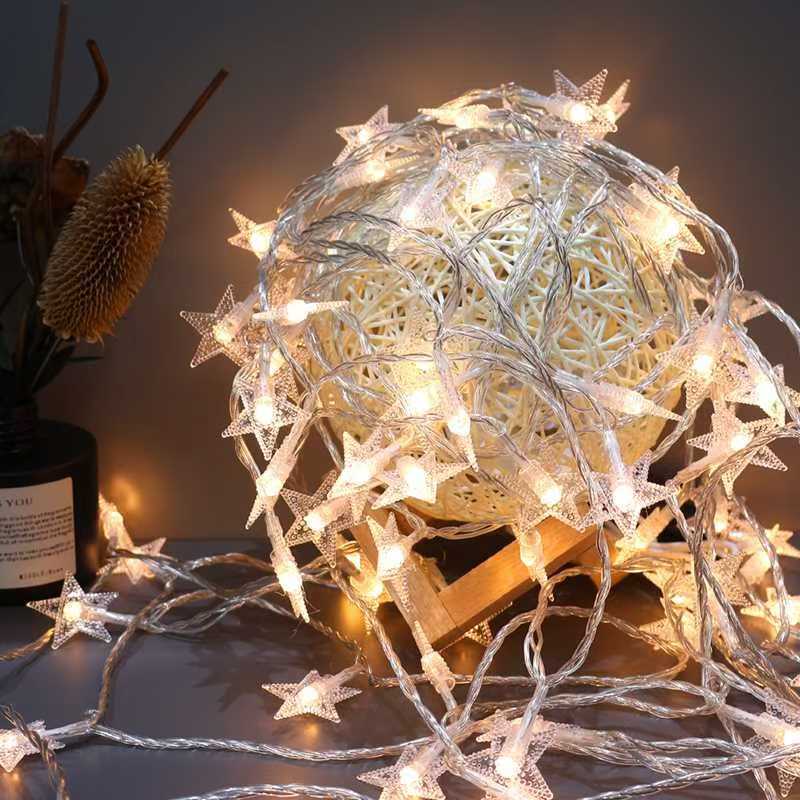 LED ソーラーライトストリング スターライト キャンプテント雰囲気ライト クリスマスストリングライト 装飾ライト ホリデー雰囲気ライト|undefined