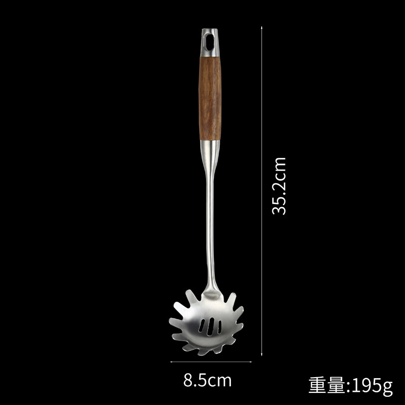 304花梨木ステンレス鍋シャベル台所炒め料理シャベル家庭用シャベル炒めスプーン|undefined