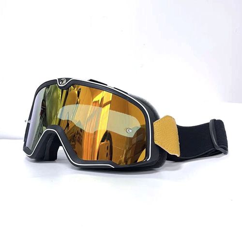 Retro helmet-style goggles for off-road motorcycles, windproof and dust-proof goggles