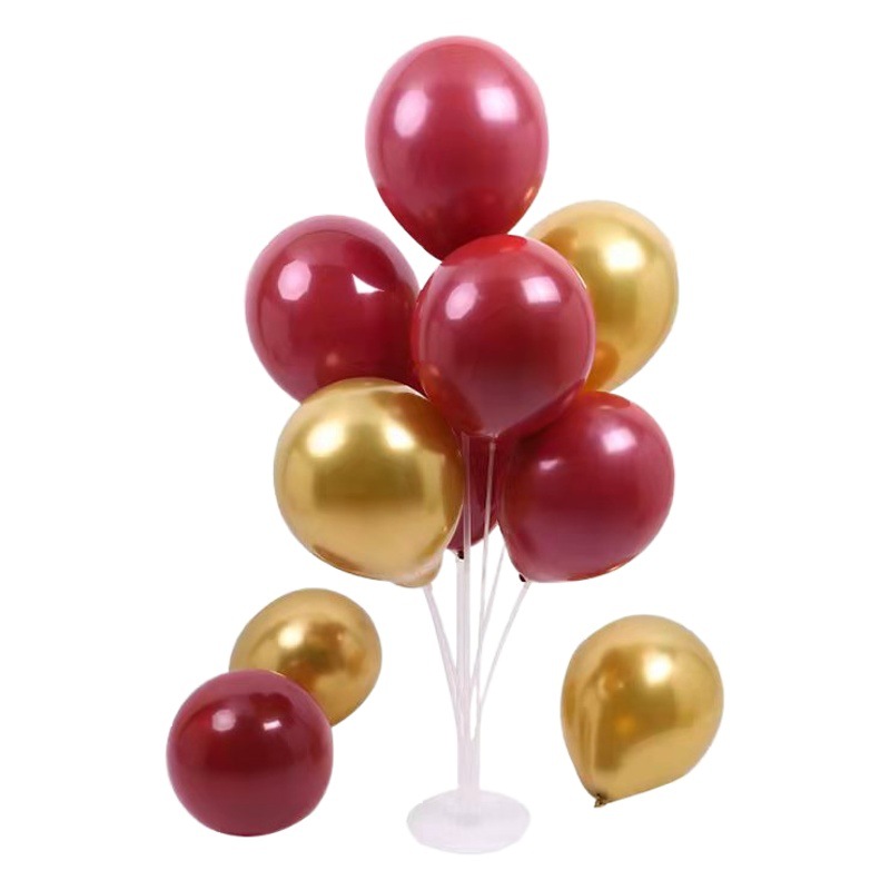 Cross-In E-Commerce Manufacturer Wholesale Balloon Table Floating Balloon Bracket Floor Floating Chassis Tow Pole Column