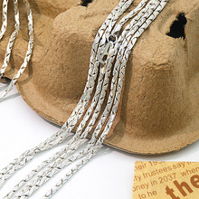 意大利拉丝星痕链s925纯银项链女设计简约高级感叠戴风锁骨链配饰