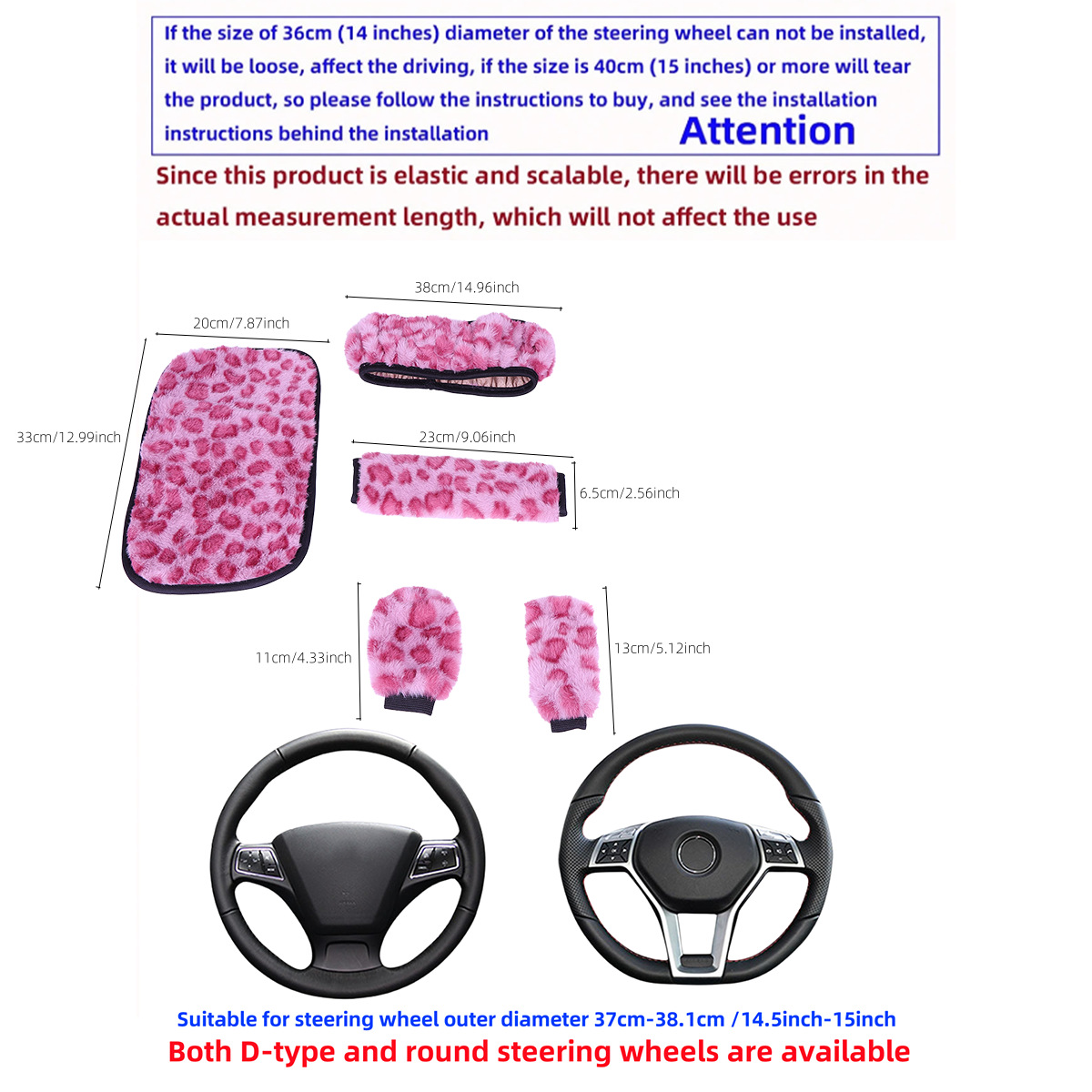 Cross-Border Car Armrest Box Mat Interior Central Armrest Box Protective Pad Faux Rabbit Fur Armrest Cover Protective Pad