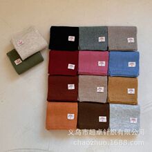 韩国潮品冬季多色美拉德色系儿童围巾羊绒保暖围脖