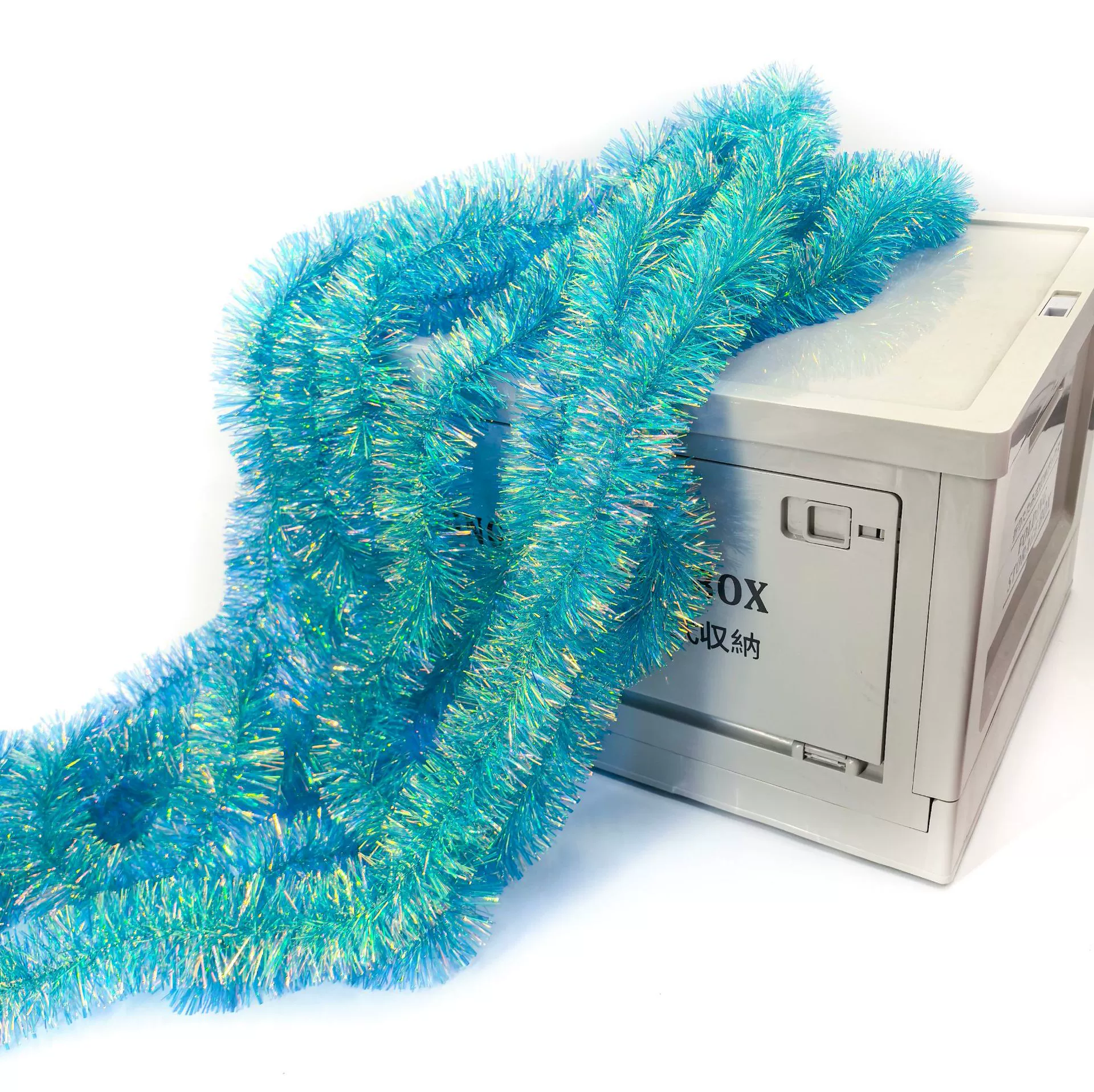 Новая рождественская золотистая радужная разноцветная лента-гирлянда для украшения головного убора, декораций для вечеринок и оформления сцен