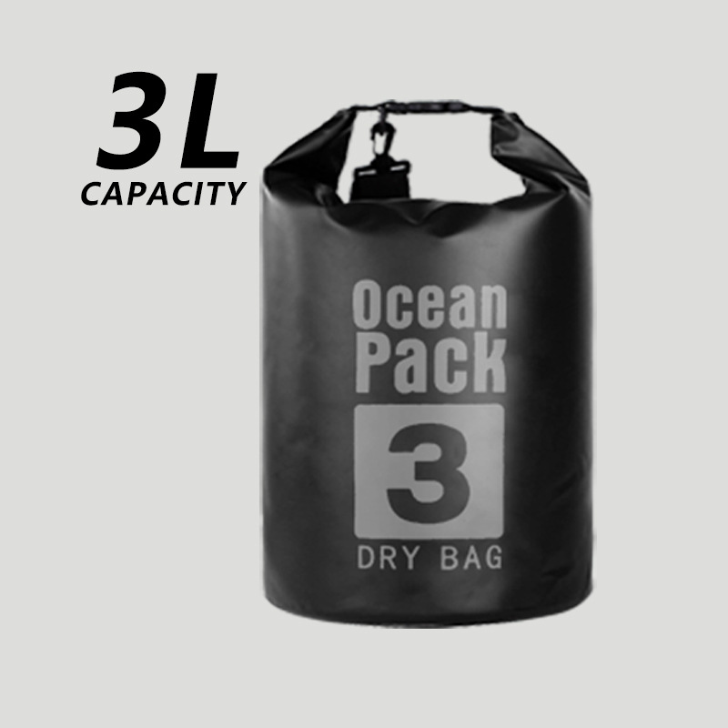 Mochila bandolera individual para exteriores, bolsa de almacenamiento para la playa, equipo de rafting, bolsa impermeable y gruesa para la playa