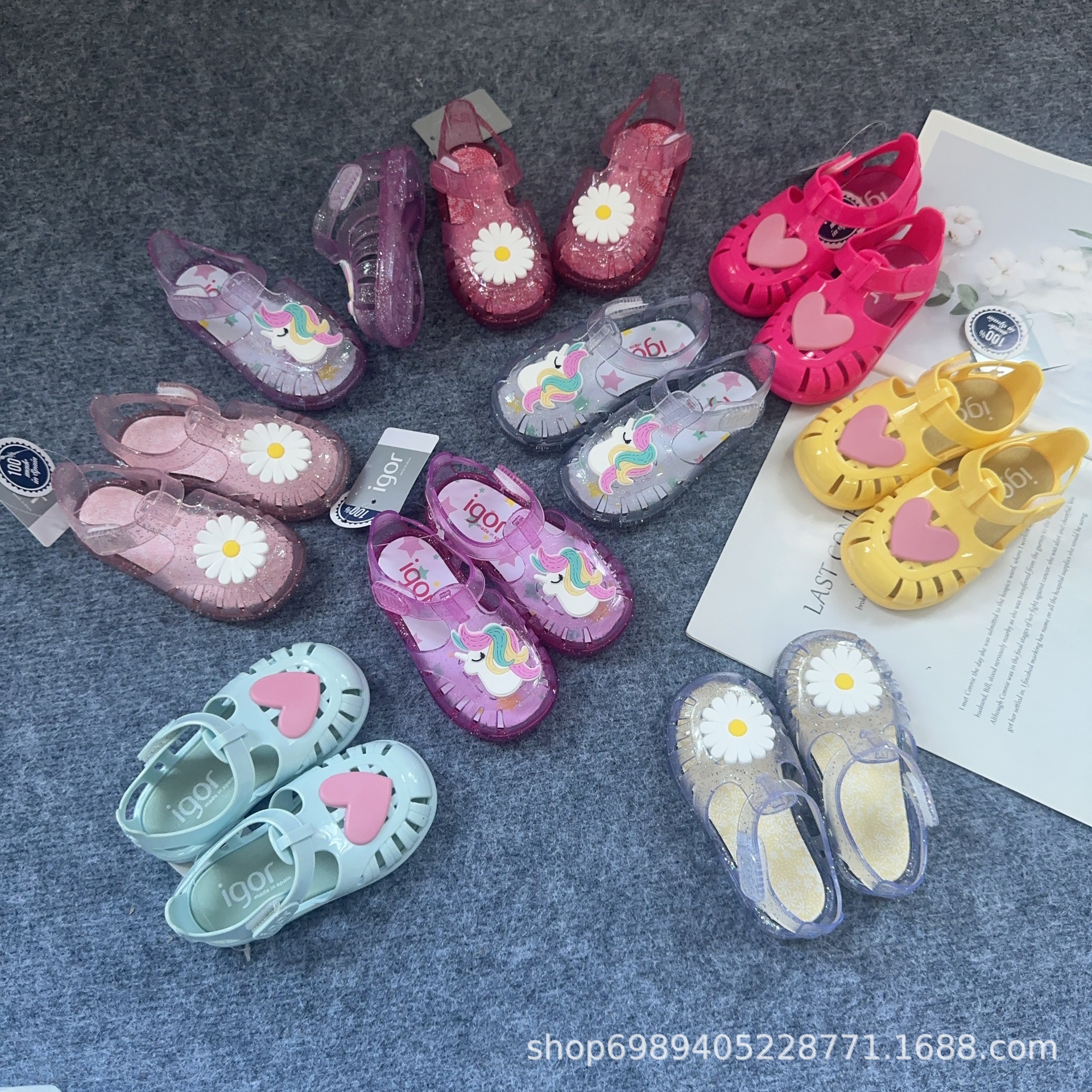 Summer New Baotou Igor Roman Sandals Children's Beach Non-Slip Sandals