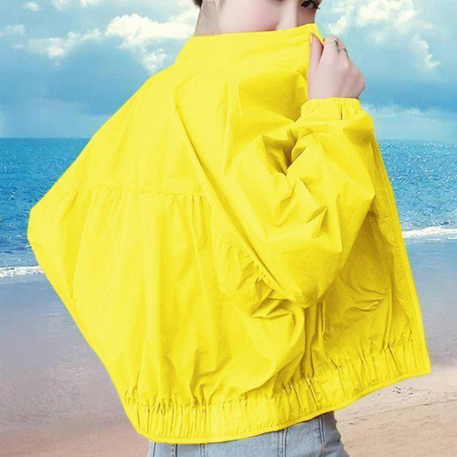 Women's Plus Size Sun Protective Top 2025 Summer Short Collar Lightweight Breathable Sun Suit 80-200 Pounds