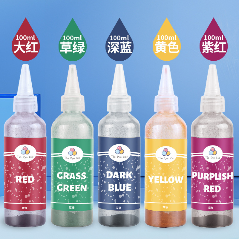 Juego de pigmentos de teñido anudado al por mayor de fábrica