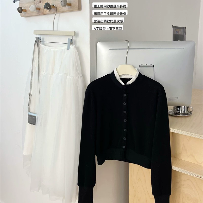 avenement/old dream ballet/сетчатая юбка во французском дворцовом стиле, марлевая юбка, юбка-пачка трапециевидной формы, юбка средней длины для женщин