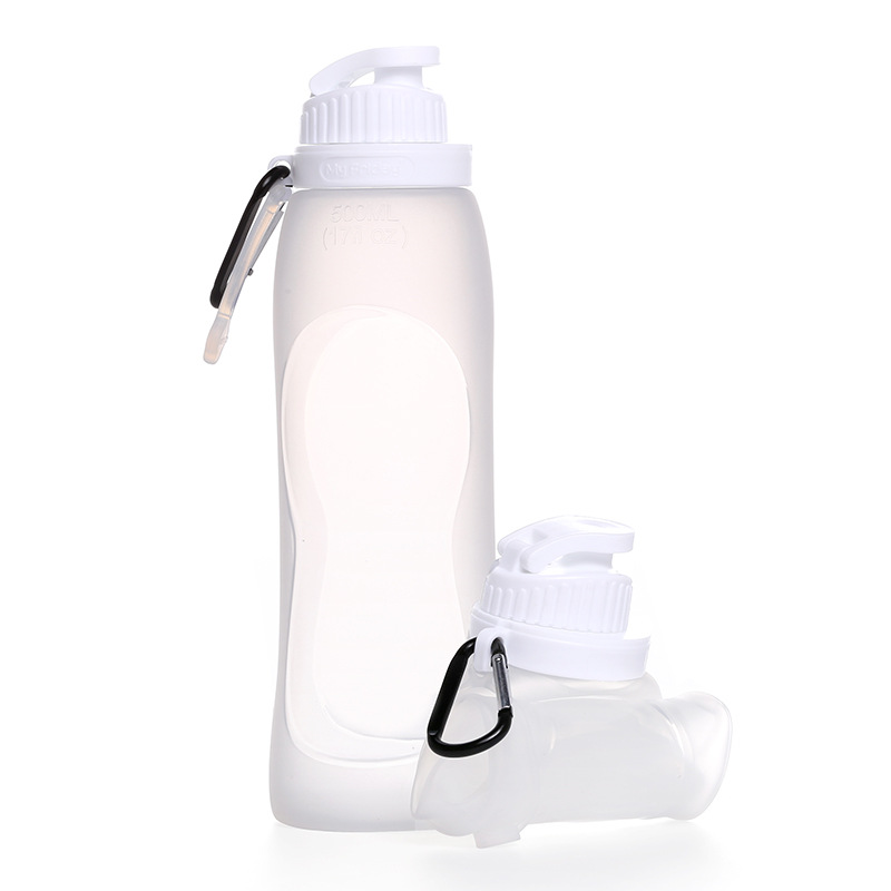 Gobelet isotherme portable en silicone anti-chute pour le cyclisme et les sports de plein air, bouteille d'eau de qualité supérieure_voghion.com