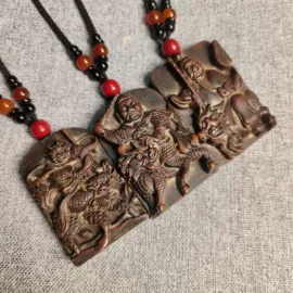 木质工艺品;宗教法器;无事牌