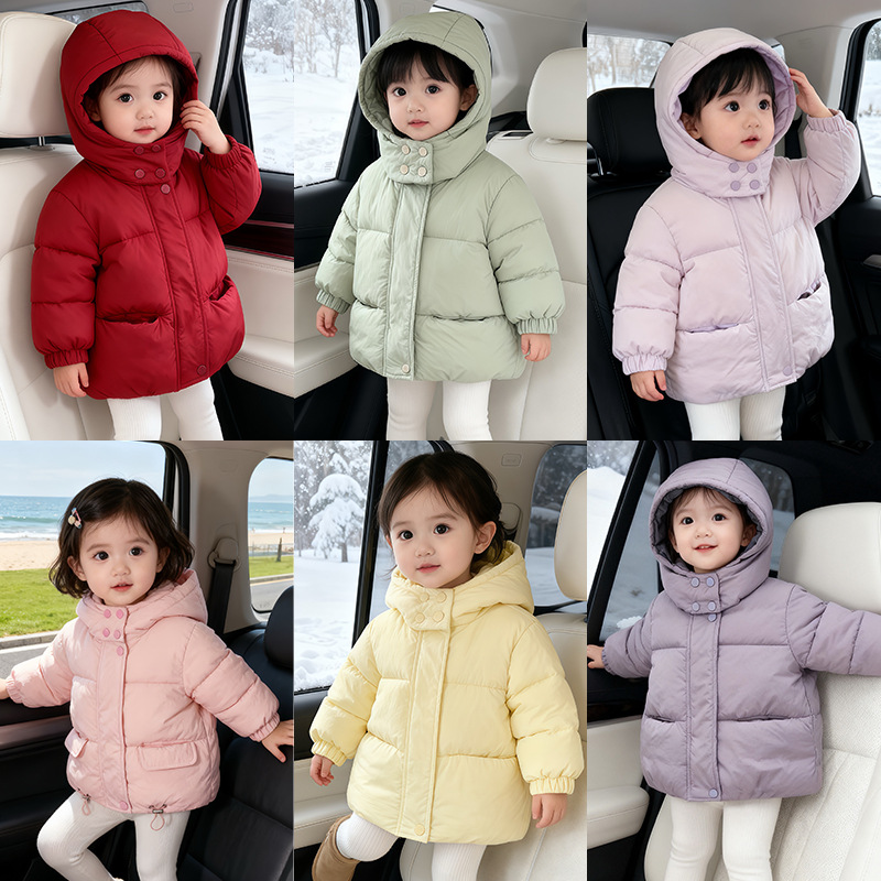 Winter short warm jacket for men and women