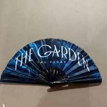 1尺荧光印刷功夫扇UV印刷布扇手摇大响扇