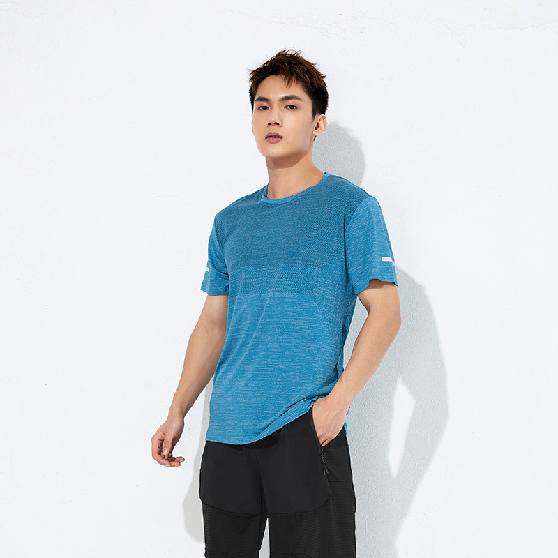 De secado rápido camiseta de los hombres 2022 verano nuevos deportes marca de moda de los hombres más tamaño camiseta fitness deportes cuello redondo superior de los hombres
