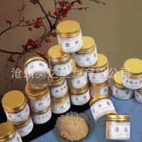 Банка для порошка благовоний, прозрачная пластиковая банка для хранения, упаковка для домашних животных, агаровое дерево, ароматерапия, бутылка с широким горлышком, герметичная банка для порошка приправ