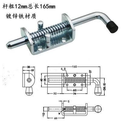 Resorte de acero inoxidable para maquinaria, uso industrial y automotriz