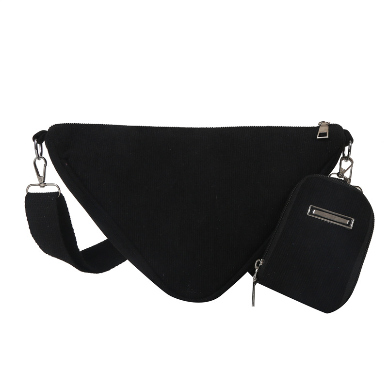 Bolsa de gran capacidad para mujer verano 2023 nueva bolsa de mensajero de color sólido simple estilo deportivo casual hombro triángulo bolsa niño y madre