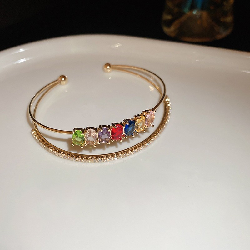 Pulsera elástica de diamantes de múltiples capas con perla artificial ins pulsera de moda exquisita pulsera de alta gama hermosa transfronteriza