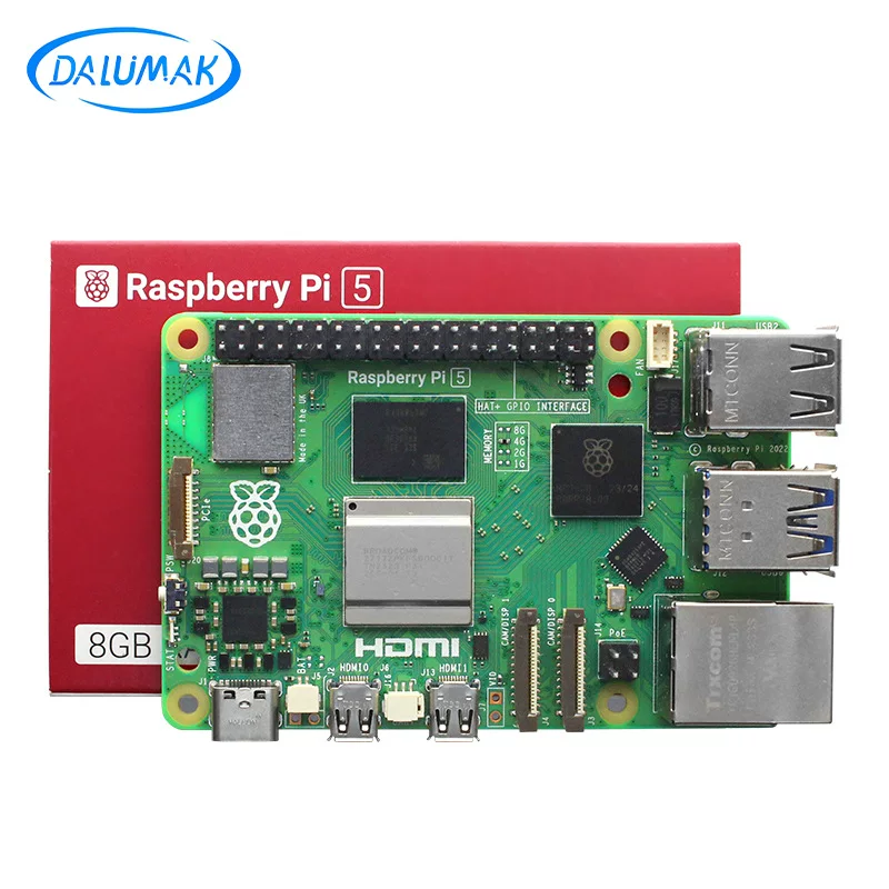 Развитие плата Raspberry Pi 5 5B, Raspberry Pi 5 8GB материнская плата, Linux, программирование, одностраничный компьютер