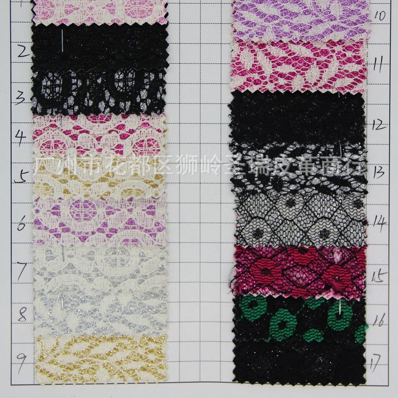 厂家低价直销 金钻石网纹花图案皮革 网纹花朵 SR-253