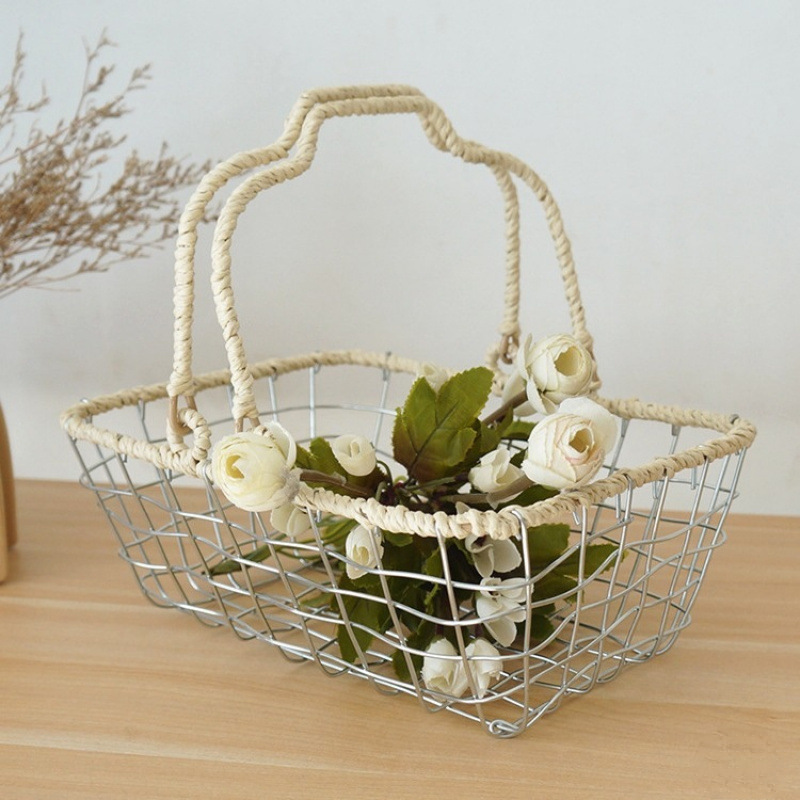 Handwoven Rattan Storage Basket With Lid And Inner Lining_voghion.com