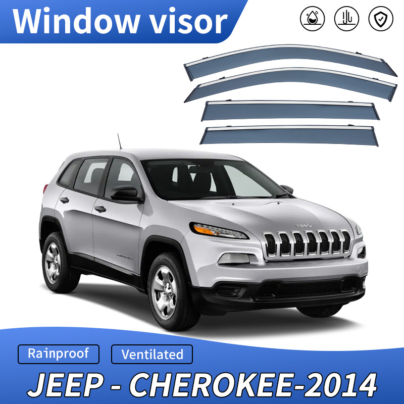 Suitable for Jeep free light rain shield rearview mirror rain eyebrow Jeep Cherokee Window visor