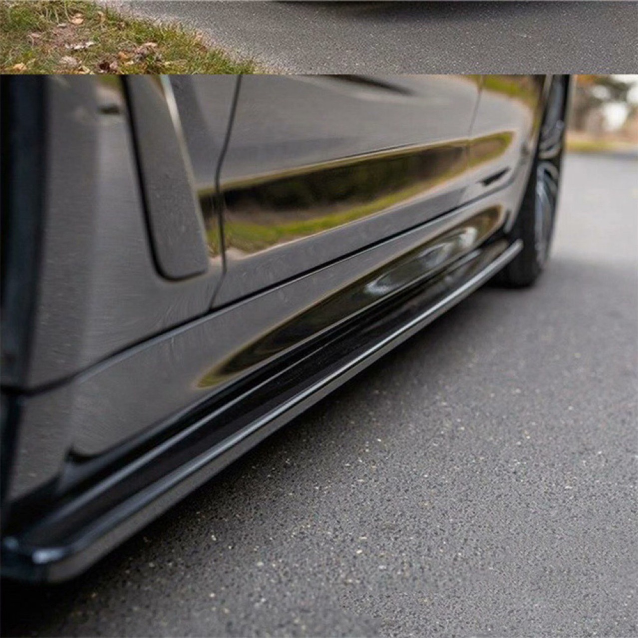 Suitable for Bmw 5 Series Side Skirts F10/F18 Side Skirts F10F18 Modified Mp Style Side Skirts Bright Black Side Skirts Side Spoilers