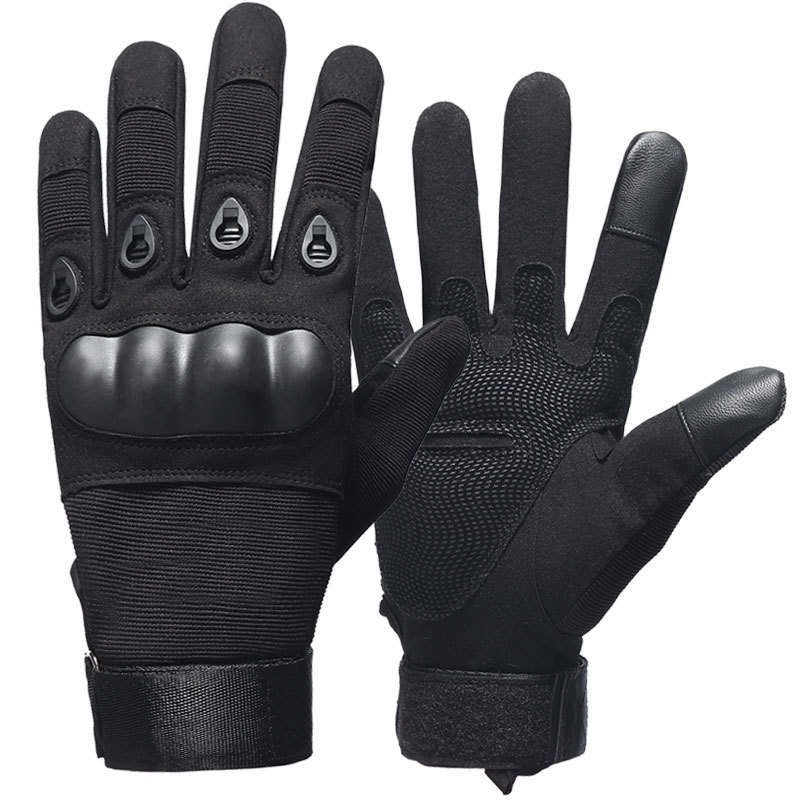 Tactical Gloves Men's Outdoor Riding Long Finger Sports Shooting Motorcycle Mountaineering Rock Climbing Wear-resistant Touch Screen Gloves