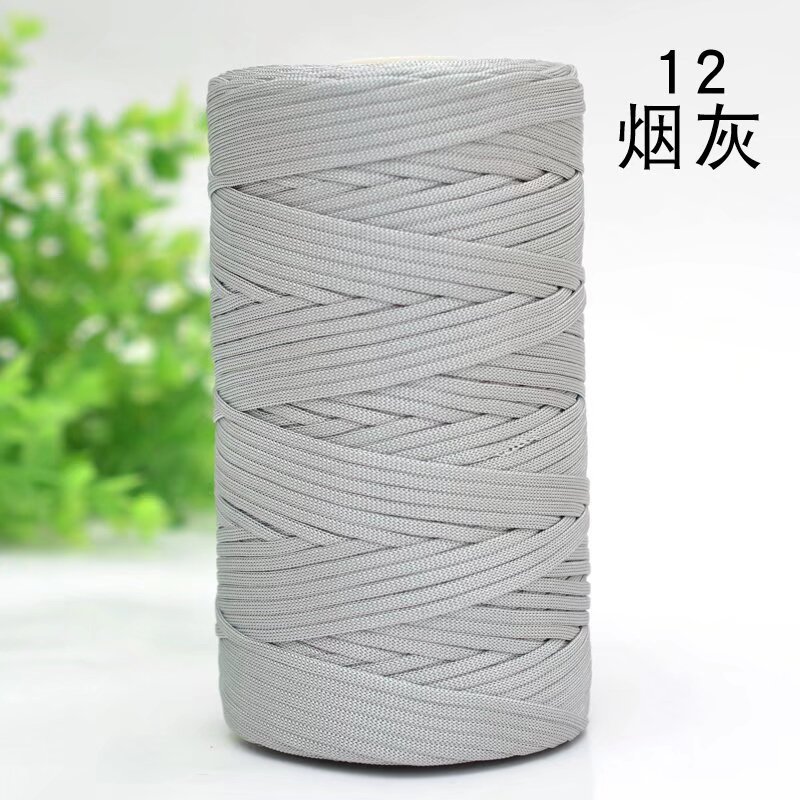 Algodón mercerizado, lino, laca, hilo de seda de hielo, bricolaje tejido a mano, protección solar de primavera y verano, sombrero para el sol, bolso de ganchillo, cojín, zapatos