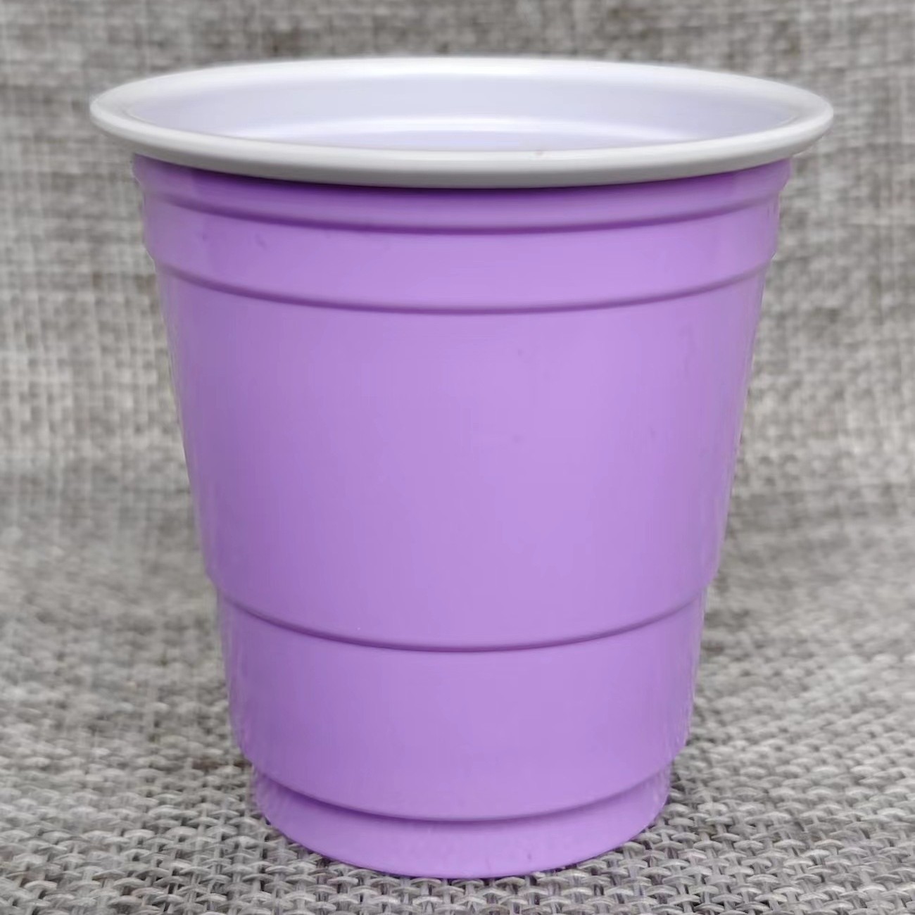Una taza PS58ml2oz desechable de plástico de doble color Copa partido copa de vino tostada de la boda juego Taza taza de sacrificio
