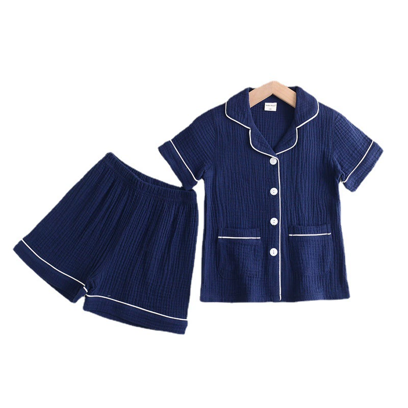 Gauze summer pijama, donut, cotton children's cardigan, flower boy costume, South Korea