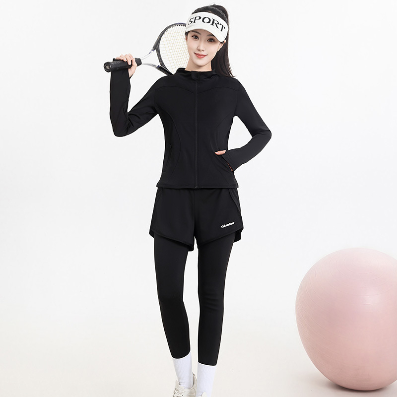 2024 New Yoga Jacket Women's Spring and Autumn Professional Sports Fitness Running Clothes Long Sleeve Fitness Top Women