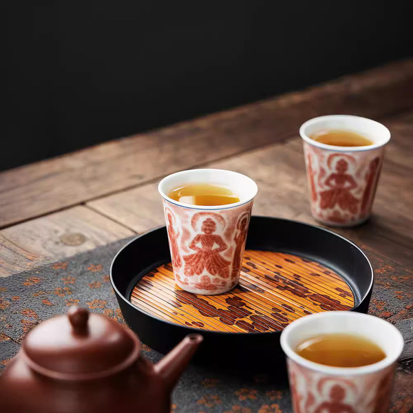 Jingdezhen Vientiane Chai Boiled Tea Cup Happy Master Cup Chinese…