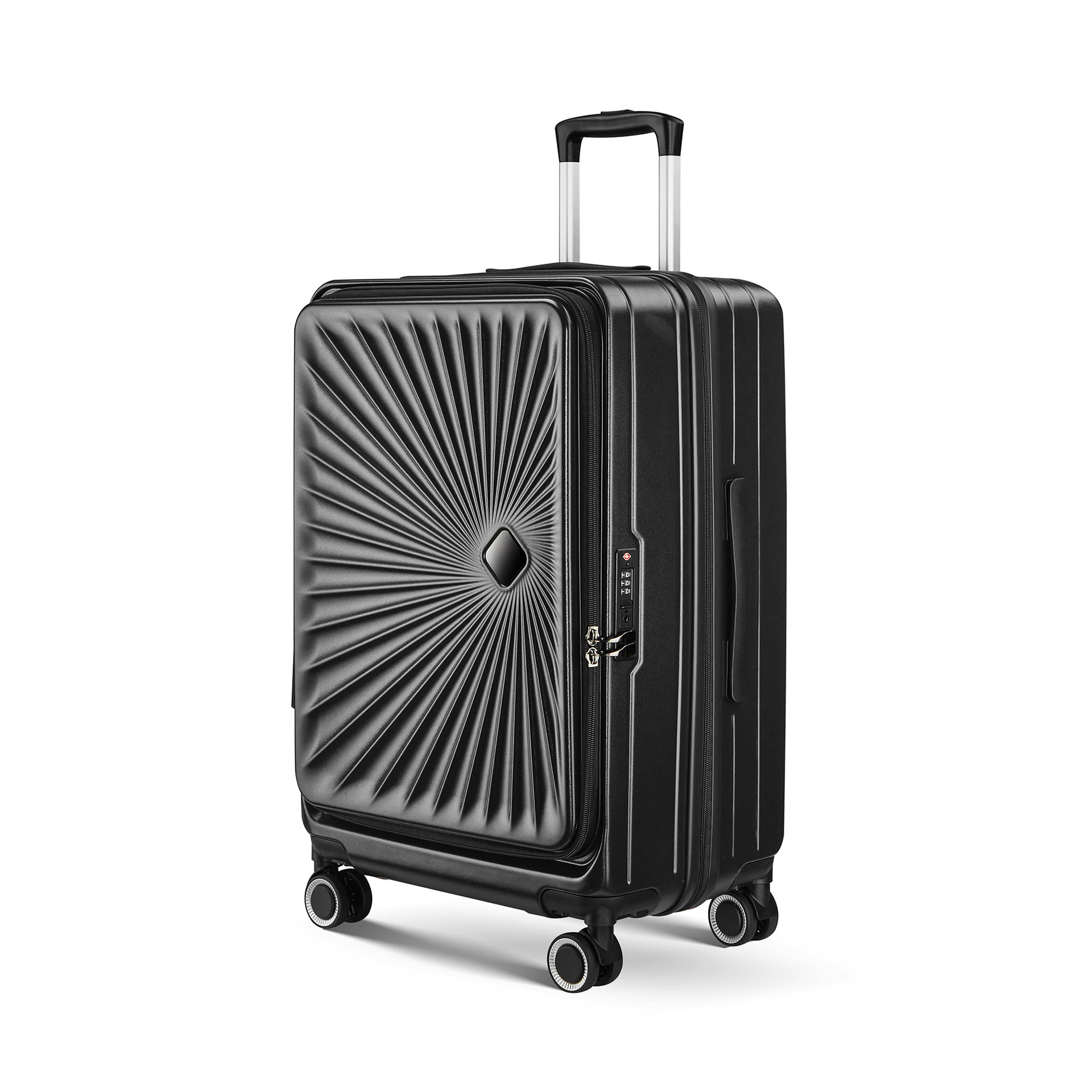 Set, suitcase, glass holder, 3 piece set